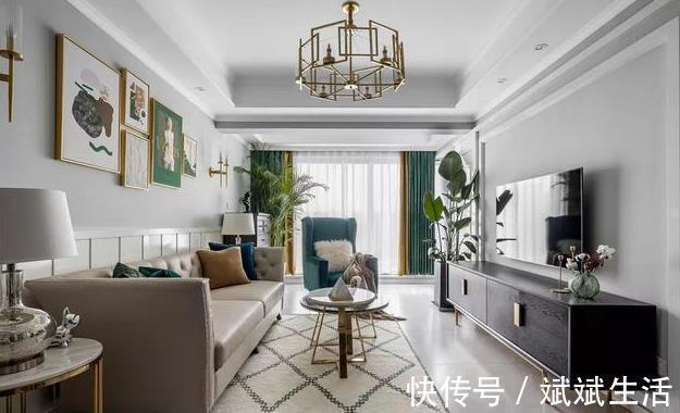 吧台|参观表姐128㎡新房，头次见这么浪漫的轻奢风，一进门就被迷住！