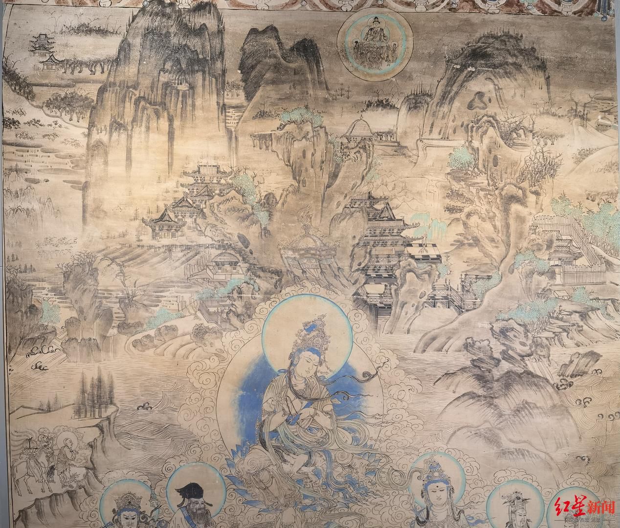 毗沙门天王|你知道吗？敦煌壁画里竟“藏”着峨眉山，多达70余处