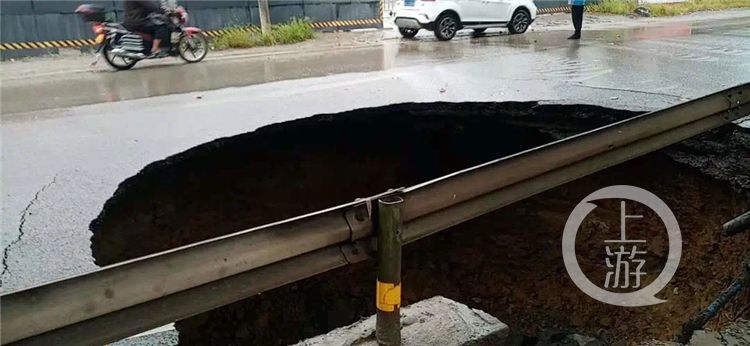 上游新闻|受暴雨影响 涪陵部分道路中断景区暂停开放