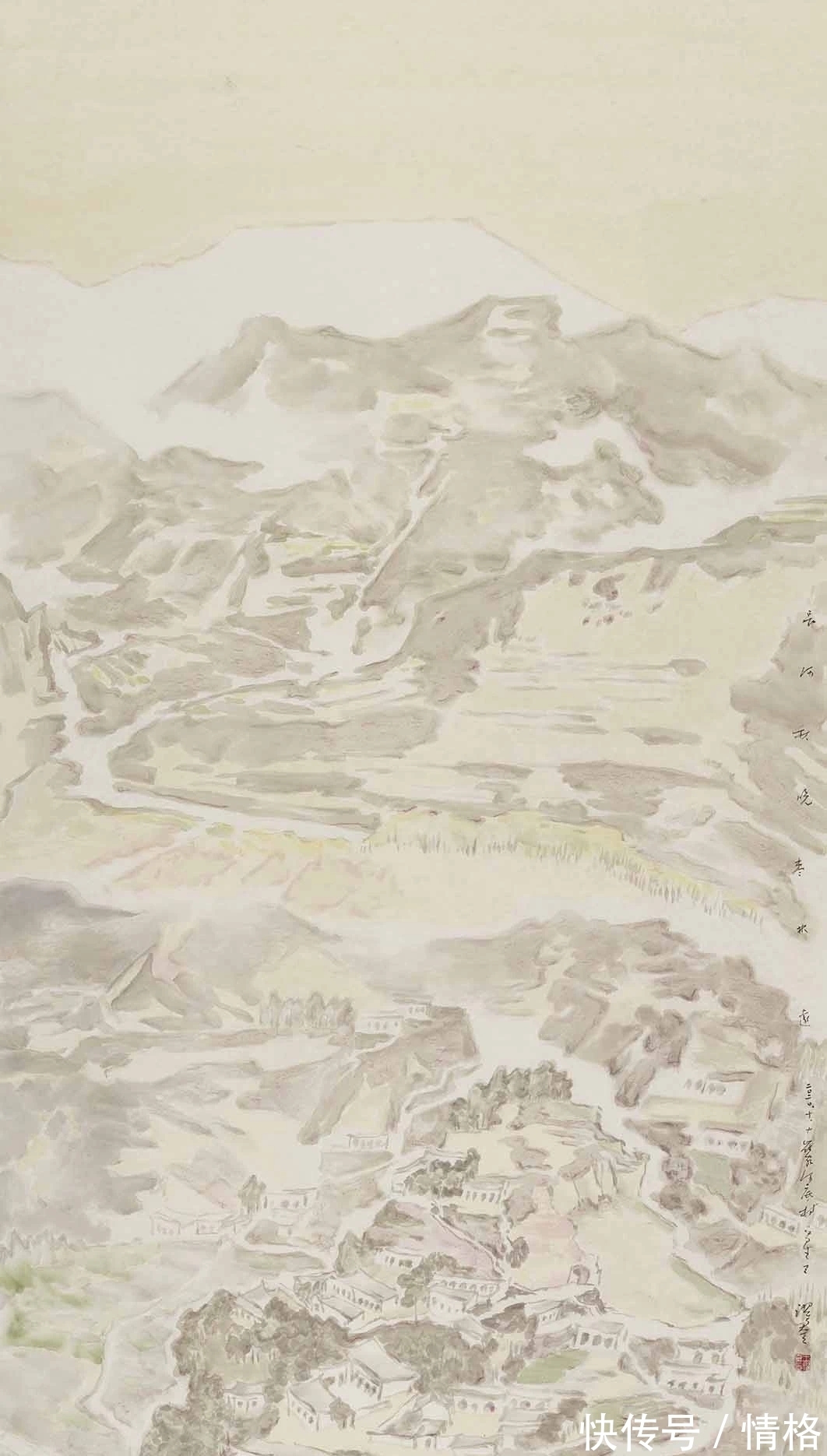 王跃奎#国家画院|王跃奎的山水画,“洋气十足”的山水画!