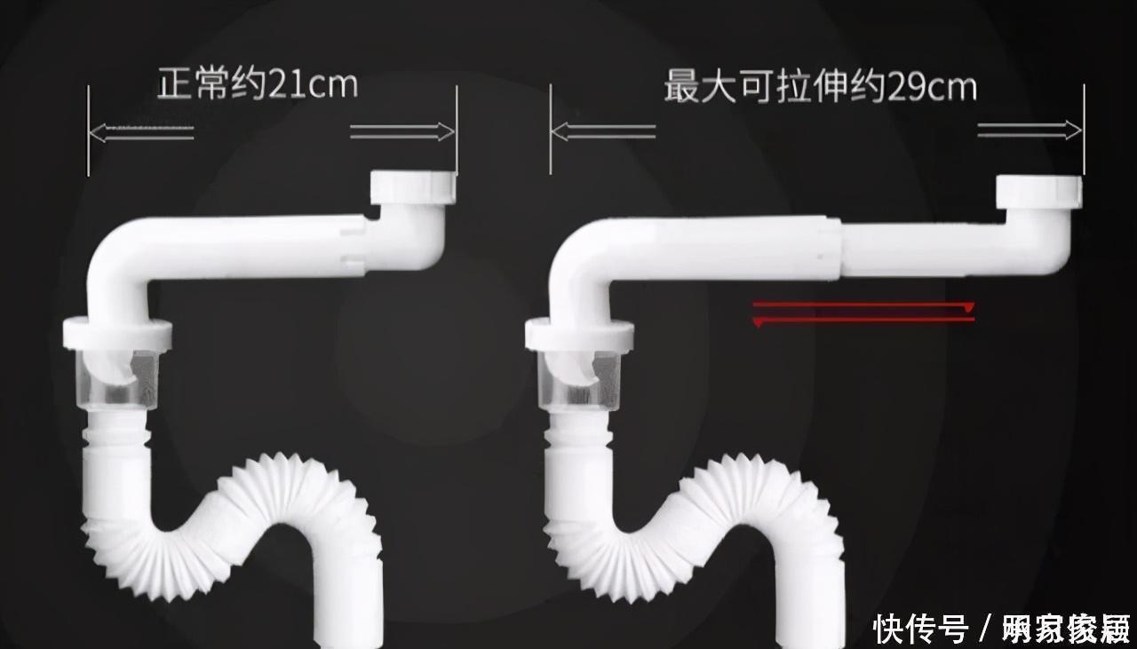 浴室柜|怪不得别人家厨房和卫生间这么整洁，原来下水管道是这么安装的