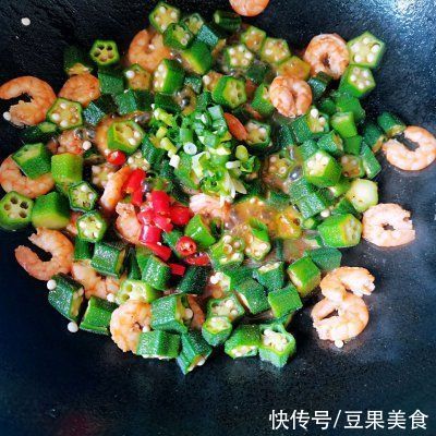 保健|家常快手菜：秋葵炒虾仁?