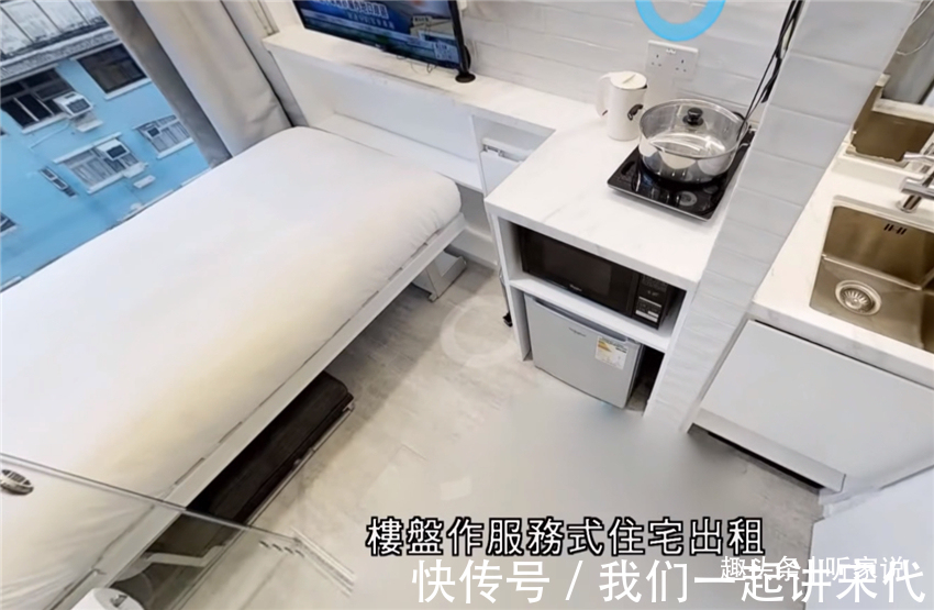 小户型|香港8㎡独居者小家,1㎡的厕所就在床旁边,整间屋子巴掌大
