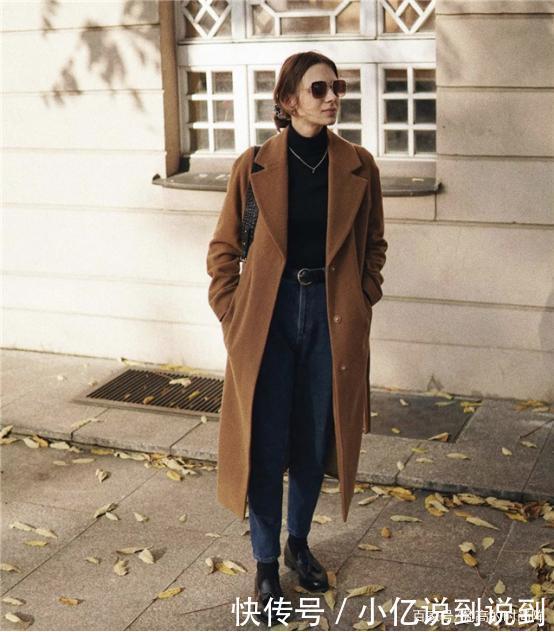 毛衣+裙装、大衣+踝靴才是今冬流行趋势,优雅高级,谁穿都好看