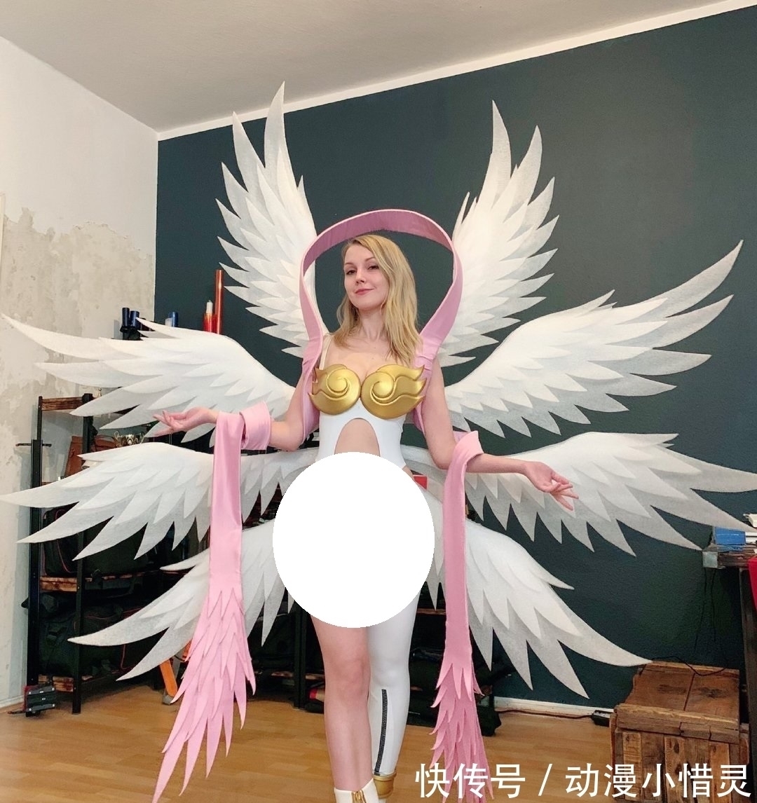 天女兽|外国网友手工缝制天女兽cos服,原以为是破布,没想到试穿惊艳