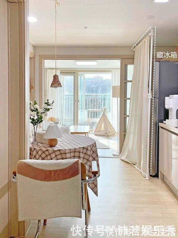 一字型|结束3年合租生活,买下33㎡公寓一人独居,巴掌大空间却五脏俱全