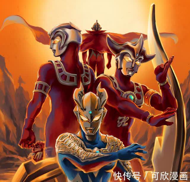 黑暗扎基|奥特曼“降维变身”,二次元化的奥特战士,你最喜欢哪位?