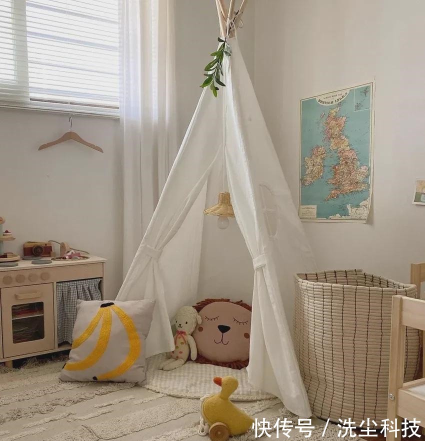 隔断|有书房还有游乐房,117㎡一家三口共享的家,是向往的生活氛围