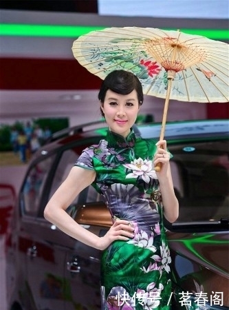 旗袍|时尚旗袍高跟鞋妹子车模身材优美撩人