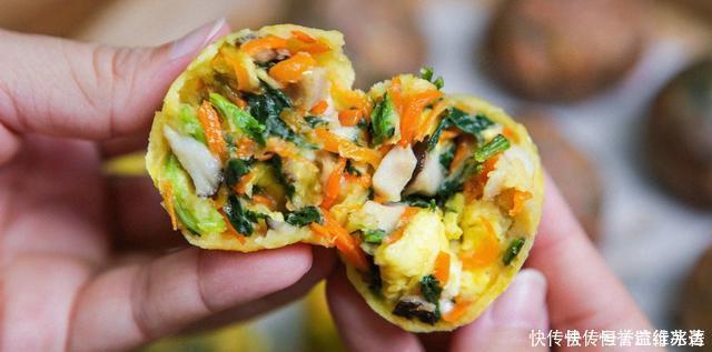 玉米面菜团子，不和面，不揉面，滚一滚就下锅，减肥也能管饱吃