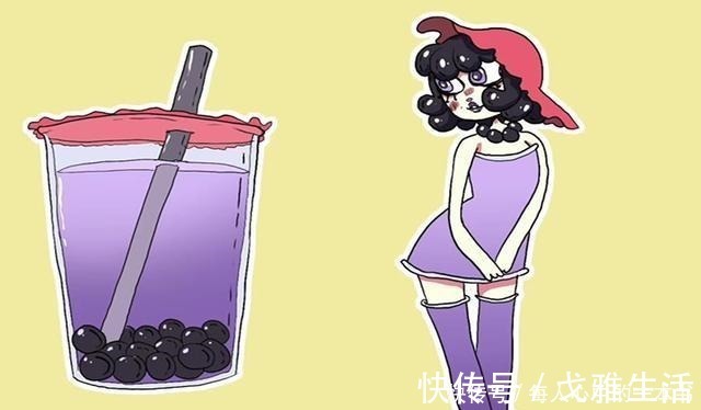 二次元|画师将食物拟人化,眼里只有食物,萌萌画风,拥有一个吃货的心