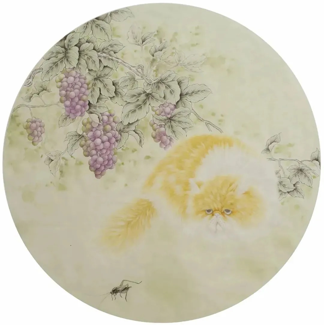 赭石！《加菲猫》工笔画法步骤