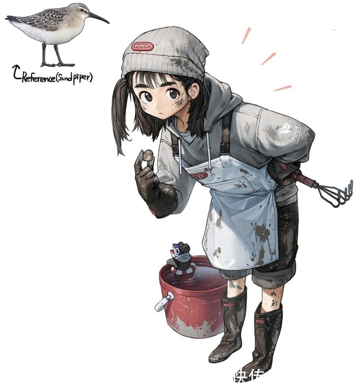 三次元|动物变成二次元形象也就算了,连食物也可以,这位画师脑洞有点大