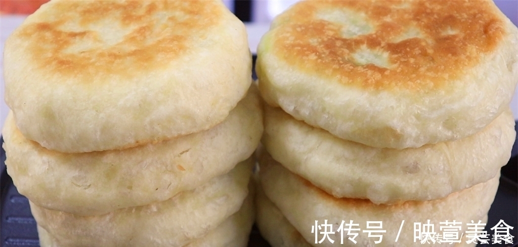 比面包还软的发面饼做法，简单易学，早上起来10分钟出锅