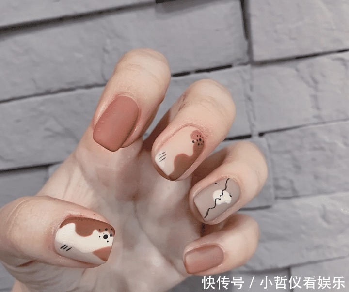 高级显白的磨砂美甲,喜欢磨砂的姐妹一定要看!