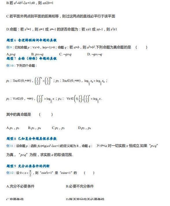 高考数学|历年高考数学常考题型你了解多少？史上最全题型总结，附解题技巧