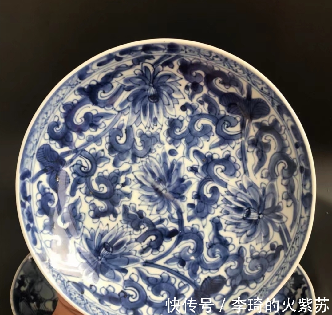 复窑@崔凯:青花盘,复窑品