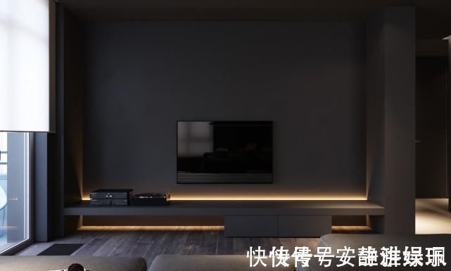 现代|灵活的深灰色的现代装饰设计,大气又漂亮