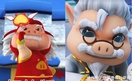 萌宠版|猪猪侠猪猪侠家族10年变化史,巴罗变帅哥,猪猪侠“整容”成功