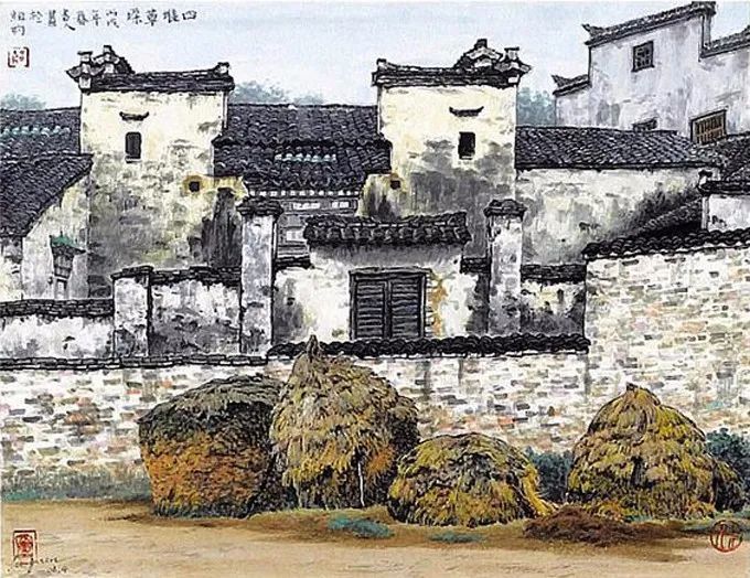 贺天健&吕吉人笔下的水韵江南,美在意境!