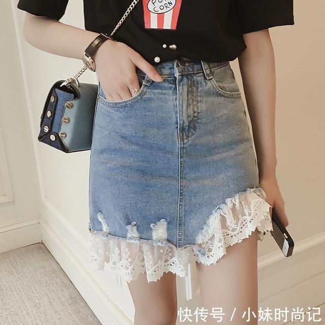 韩版|不规则半身裙,个性与妩媚的碰撞