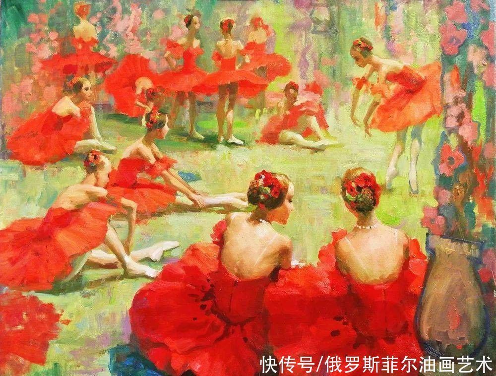 圣彼得堡$俄罗斯画家阿纳斯塔西娅·沃斯特雷佐娃漂亮油画作品欣赏