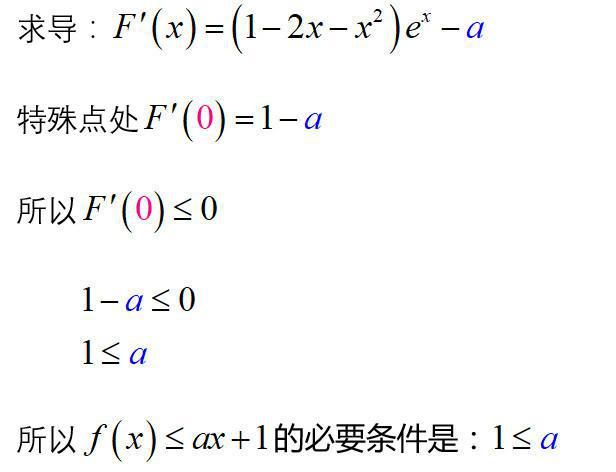 端点效应在导数中的应用