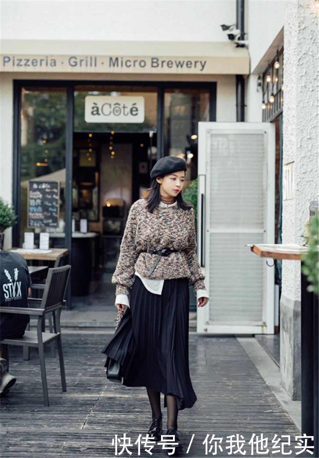 开衫|能将“毛衣”,穿得很洋气的人,才是真的时髦精