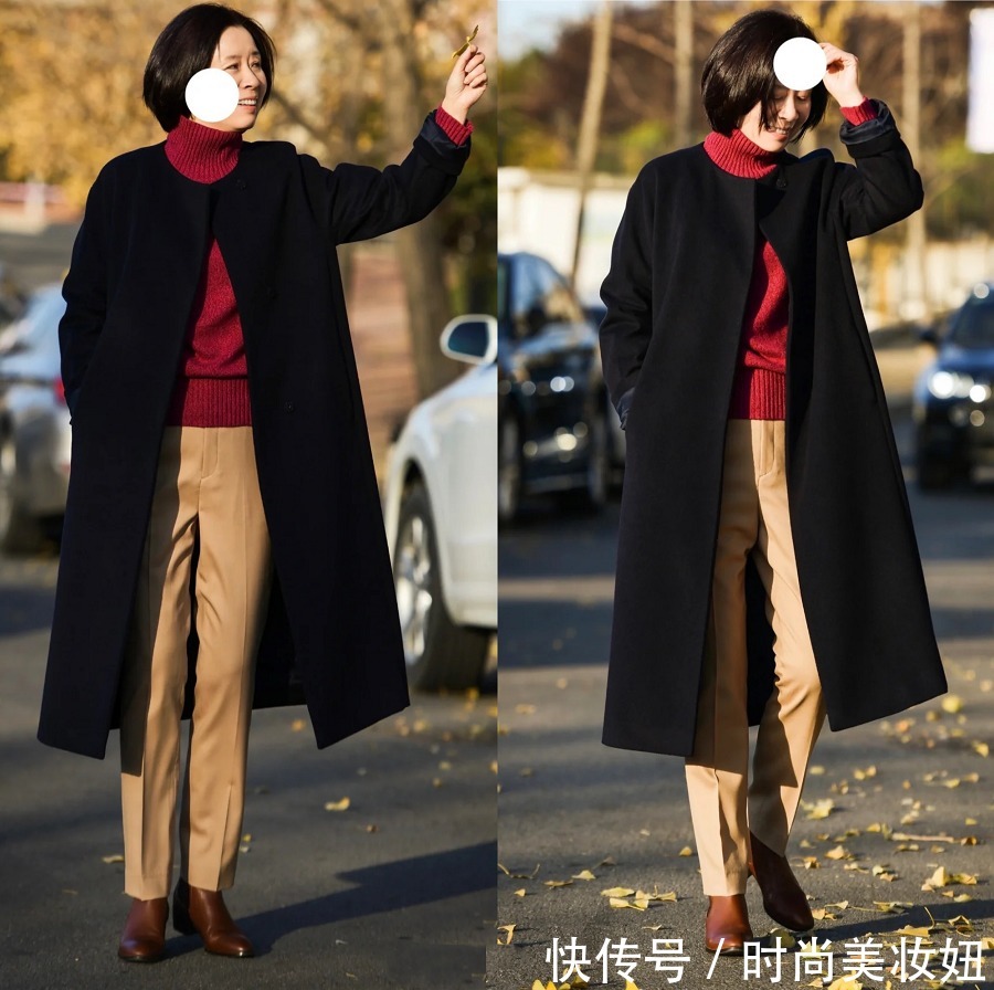 冬季 见过世面的50岁女人,冬季穿衣不做作,简约优雅才是关键