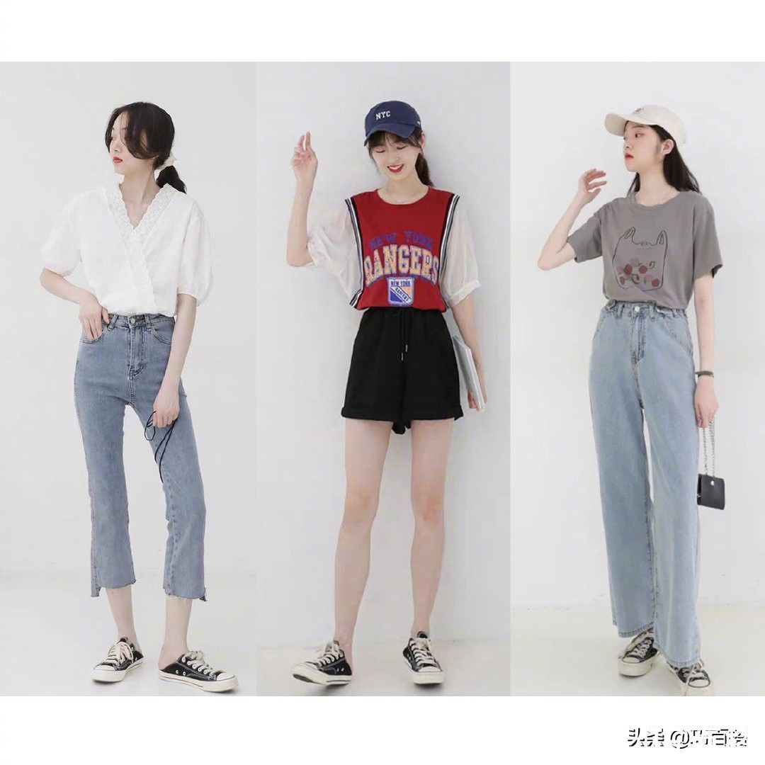 单品|27套清爽利落的夏季穿搭，显高显瘦没商量，大学生跟着穿很时尚