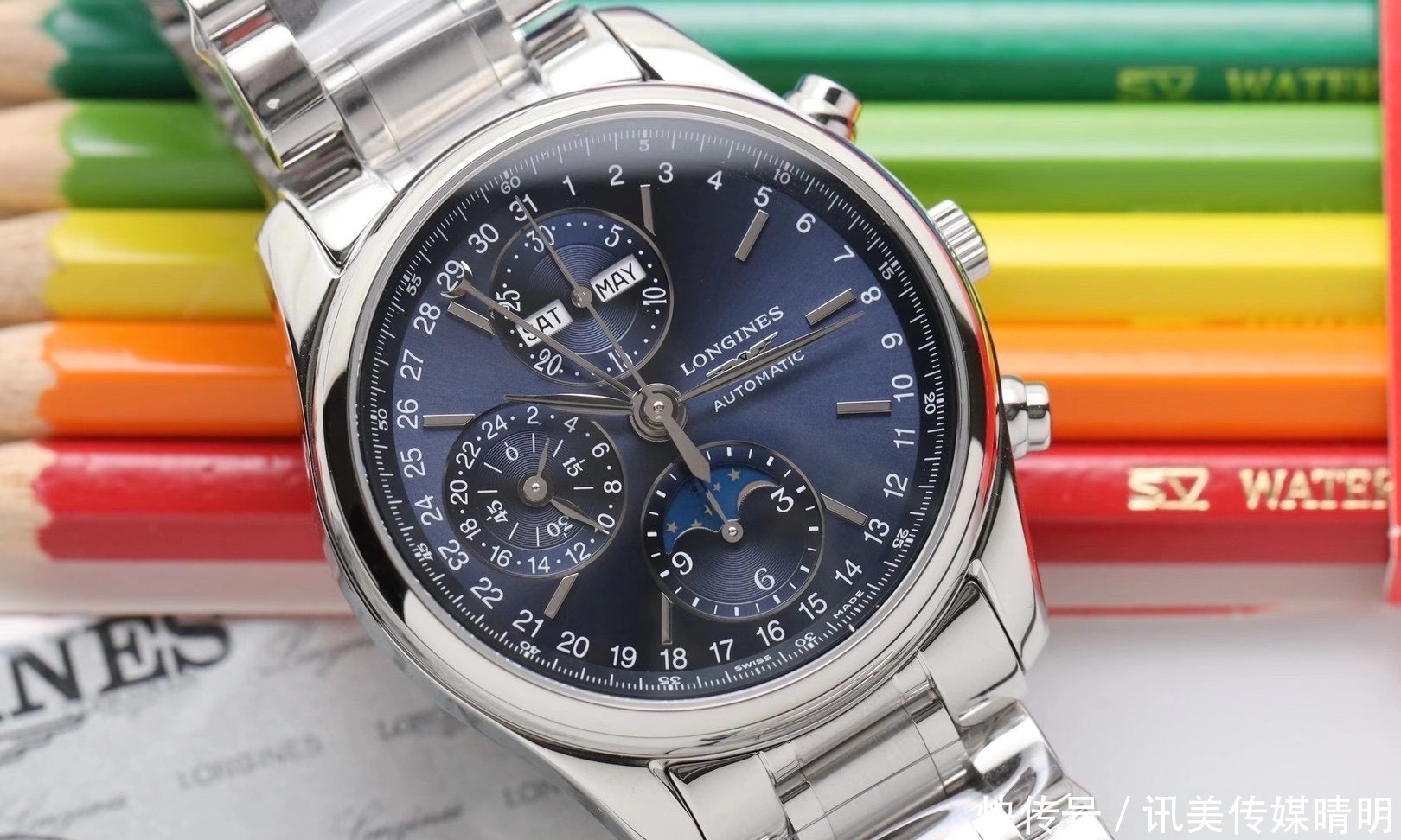 小益|小益腕表:KL厂浪琴名匠 八针月相计时腕表