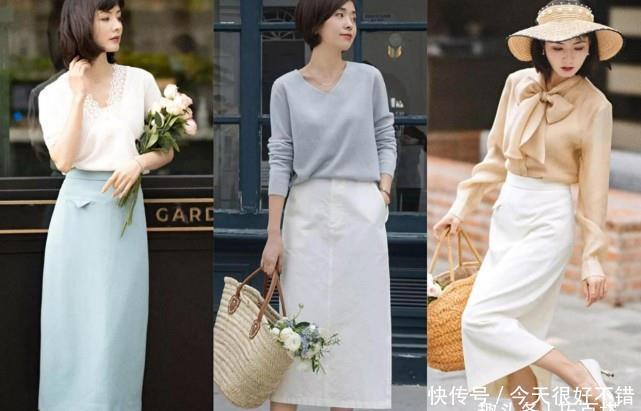 优雅|40岁的女人怎么才能显年轻?尝试“气质系半裙”,让你从容又优雅