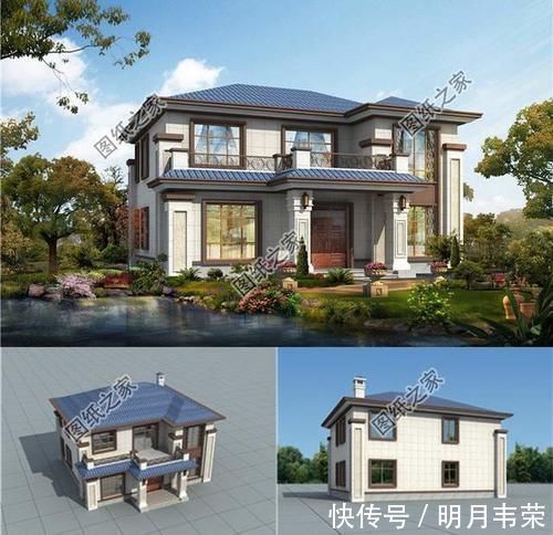 真石漆|10套现代新款二层自建房，2021年开头选一个，年尾就能住