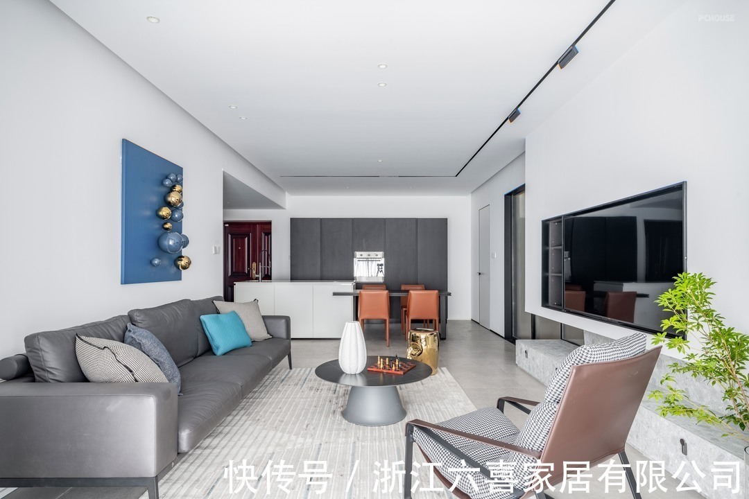 旷而不乏,无极之境为至美!|124平现代简约三室老房改造| 门厅