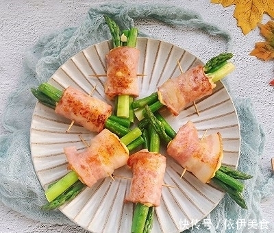 培根|培根焦香,芦笋脆嫩,芝士爆浆的~培根芝士卷芦笋#肉食者联盟#
