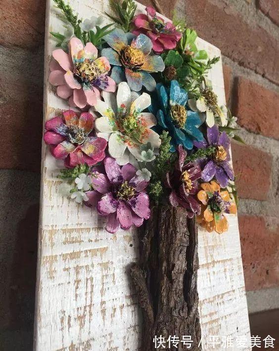 松子!农村阿姨,村里捡了一堆的“松果”,回家改造后邻居出2千来买