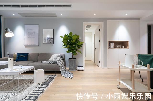 客厅|这是我见过最清爽的家，玄关干净有趣，客厅简约且足够舒适