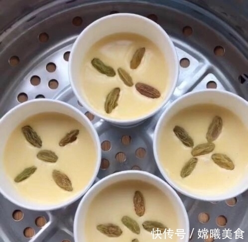 2个鸡蛋,做孩子爱吃的发糕,蓬松喧软,放凉吃也香,出锅吃3个