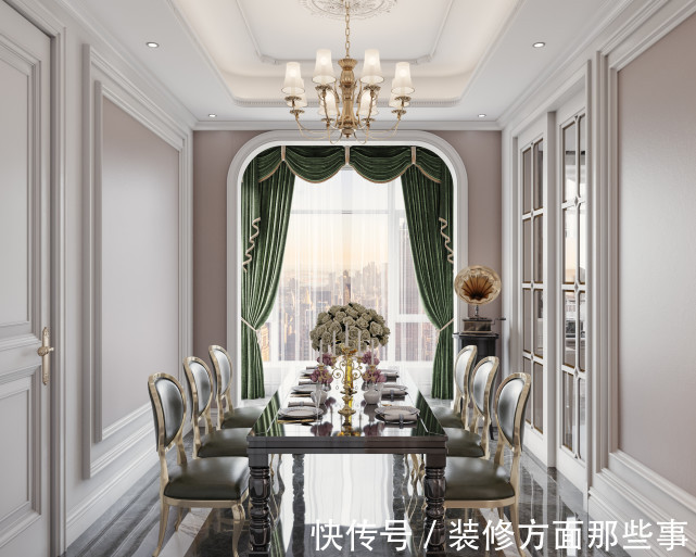 现代|491㎡现代美式,温馨粉色系客厅真是太美了