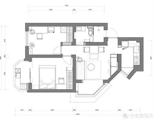 装修|54㎡无风格装修,两室一厅简洁温馨,住10年也不过时