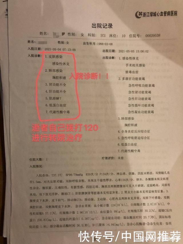 器官衰竭|网红抽脂后器官衰竭死亡，曾痛到不行打120自救，医院避而不见?