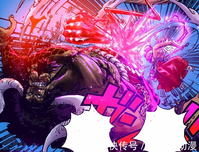 杰克|海贼王:一很怂一鏖战,同样面对四皇,奎因大和差距为何那么大?