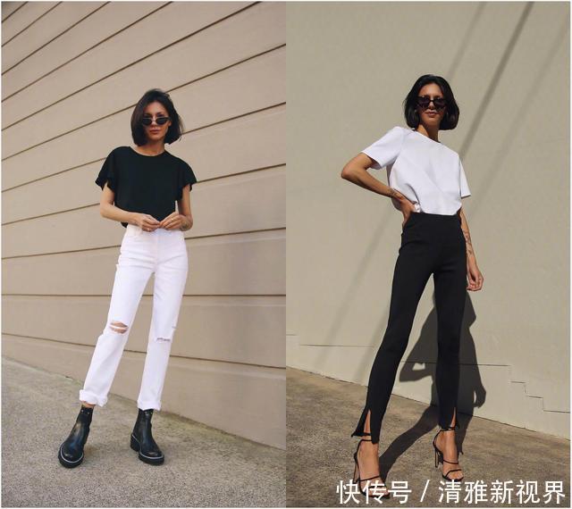 法国夫人穿衣利落!嘴唇皱纹像八字胡,但穿衣减龄全靠“极简风”