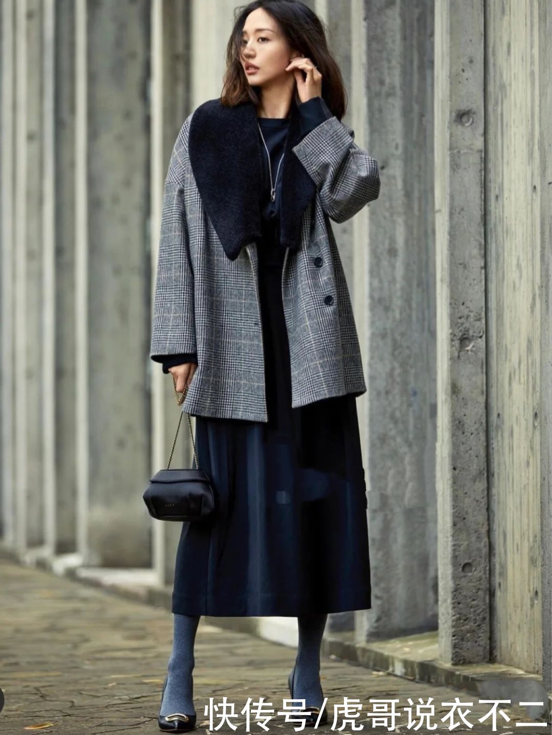  色系|讲真初冬还是霓虹妹子最会穿，看人气博主松岛花，优雅高级真迷人