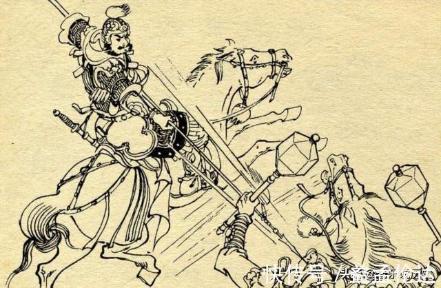 程咬金$尉迟恭枪挑五猛,程咬金斧劈四雷,云龙僧仗义助战,罗成却要完了