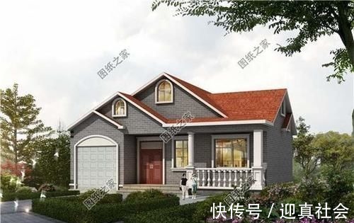 卧室|适合农村75平宅基地的自建房图，总有一款是你的心头好