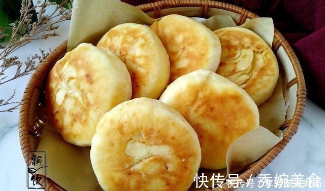 做烧饼别用水,这做法,皮酥里软,喷香,空口能吃撑,比面包都香
