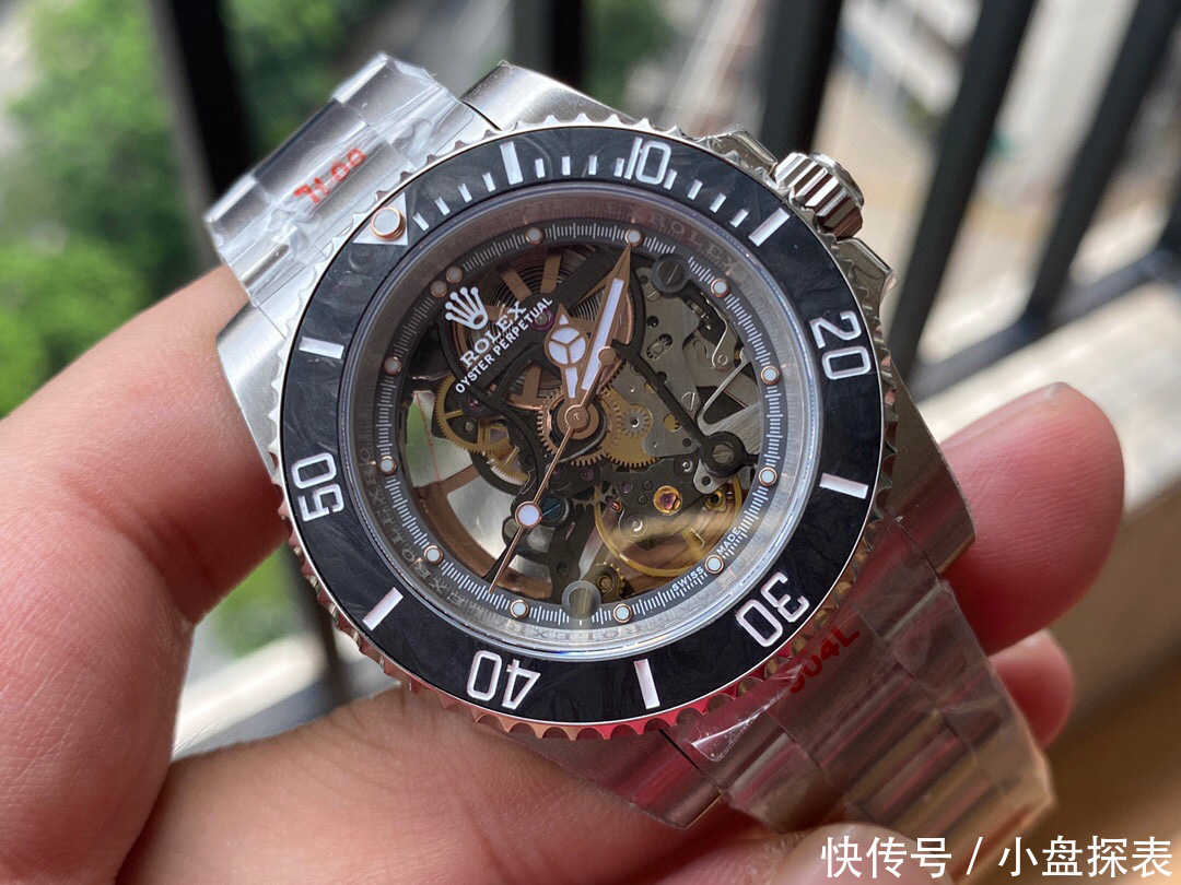 盘面|WWF劳力士116610镂空黑水鬼做得怎么样