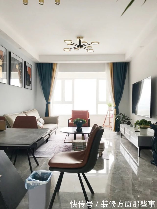 现代风|123平方现代风三居室,这就是简单生活的模样