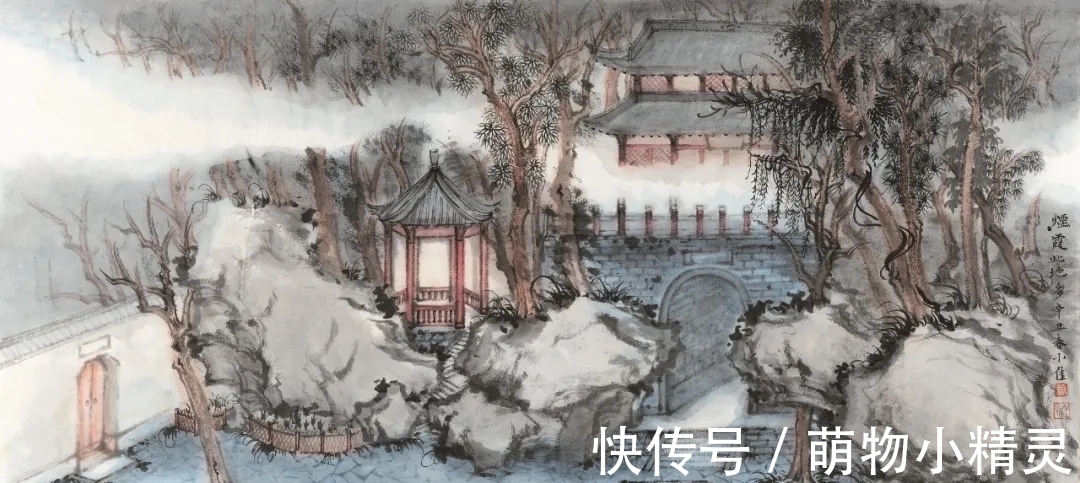 山水画!才女|苏小佳,一个有诗意的青年山水画创作者